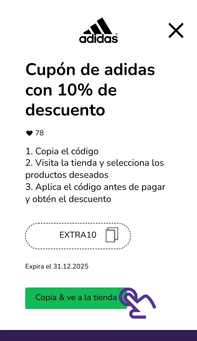 clic en el cupón