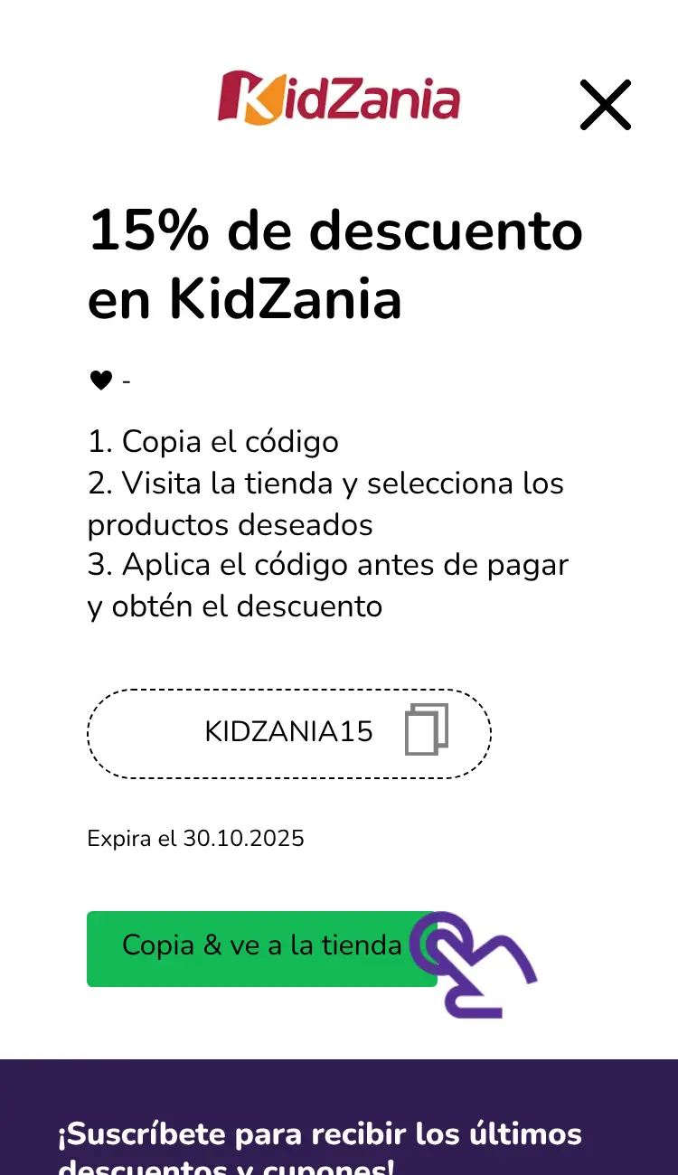 clic en el cupón