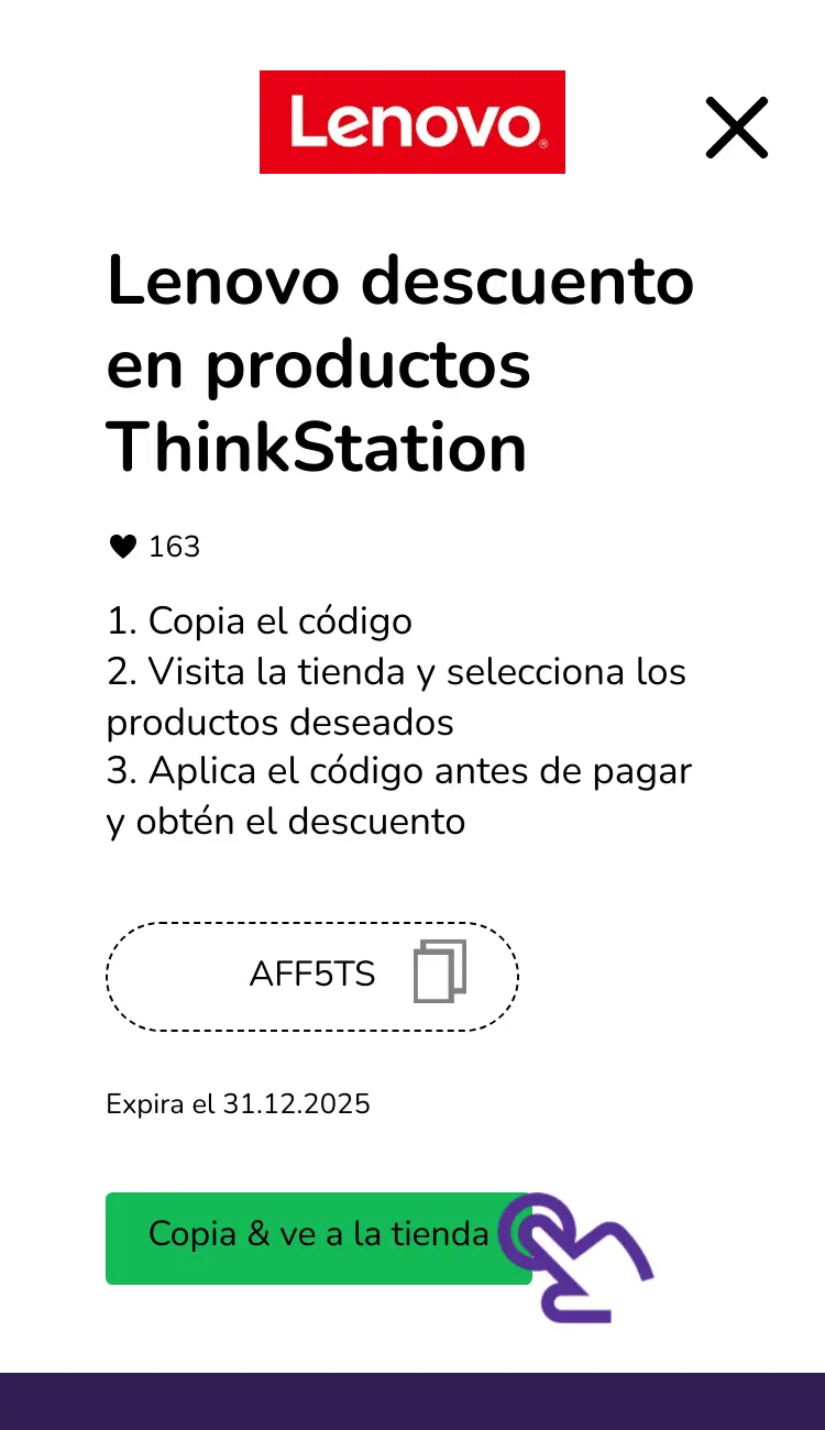 clic en el cupón