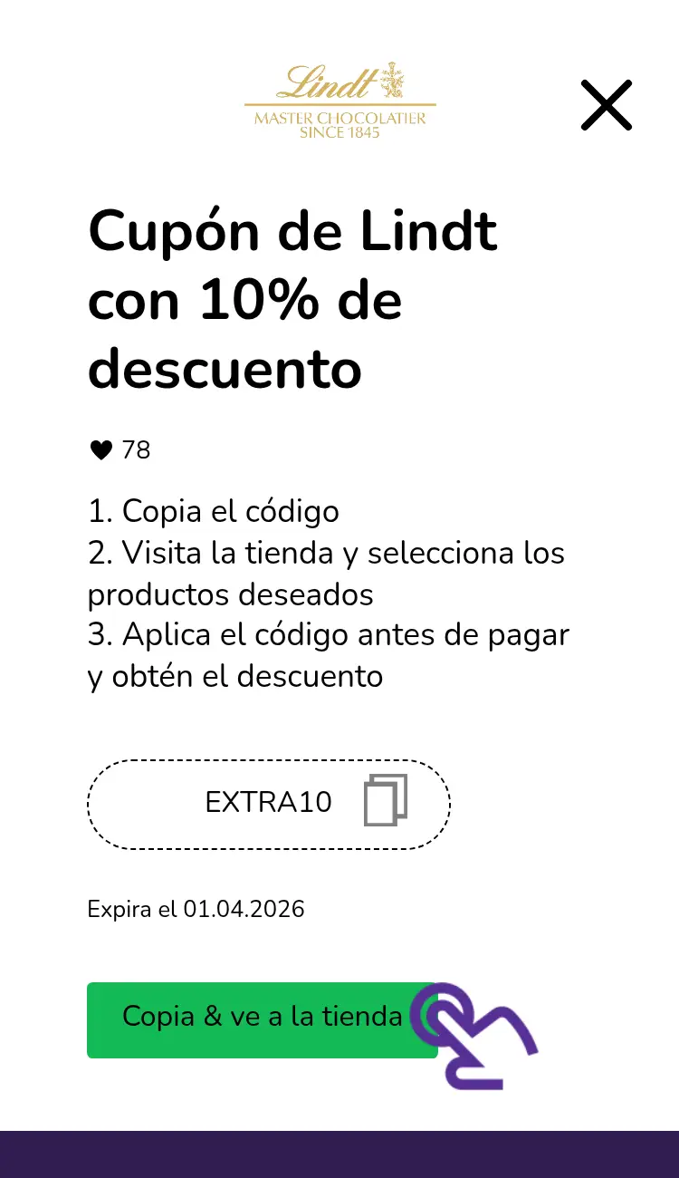 clic en el cupón