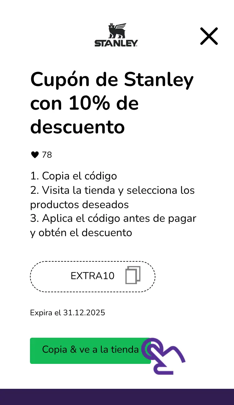 clic en el cupón