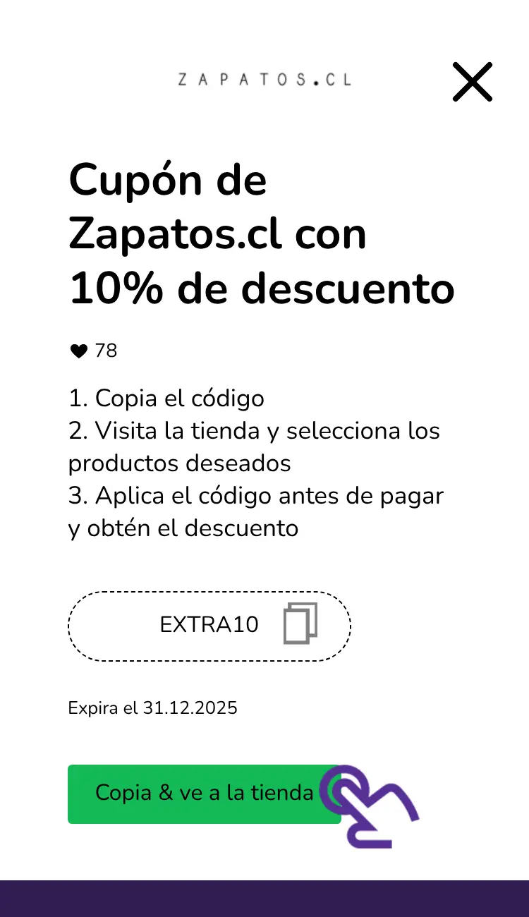 clic en el cupón