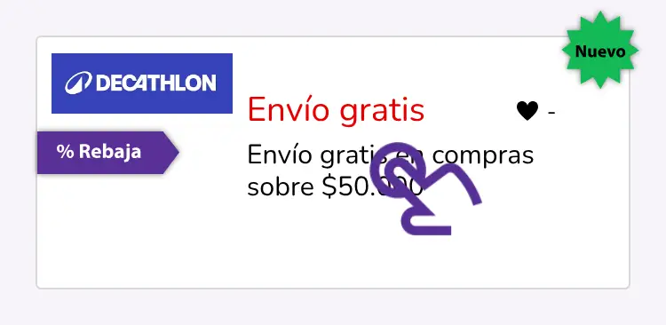 clic en el descuento
