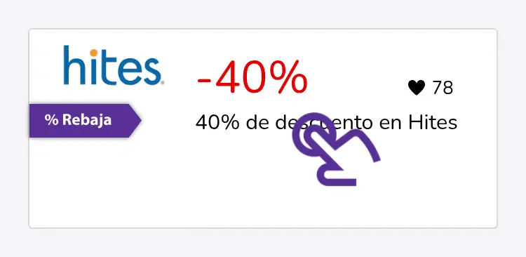clic en el descuento