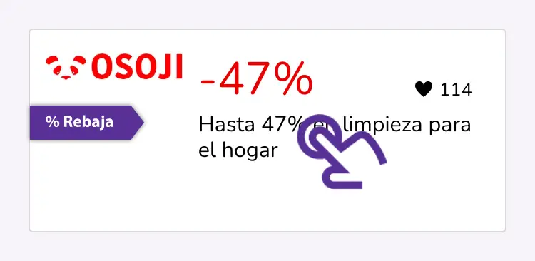 clic en el descuento