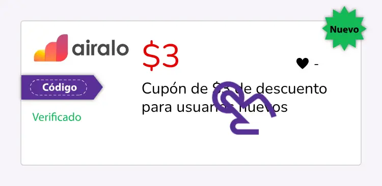 selección de cupón