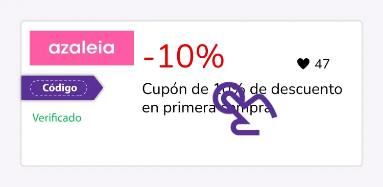 selección de cupón