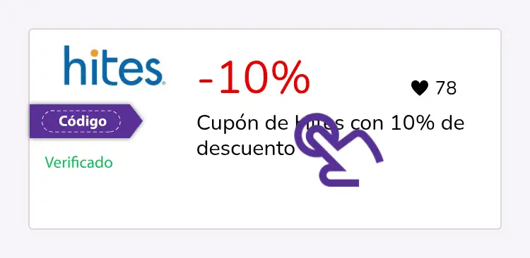 selección de cupón