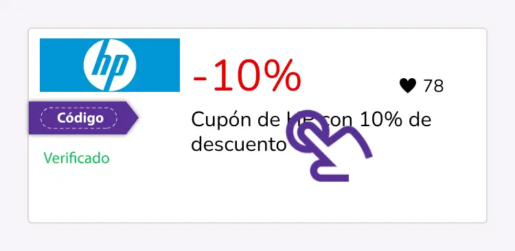 selección de cupón