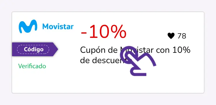 selección de cupón