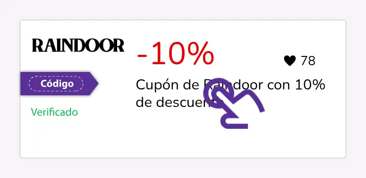 selección de cupón