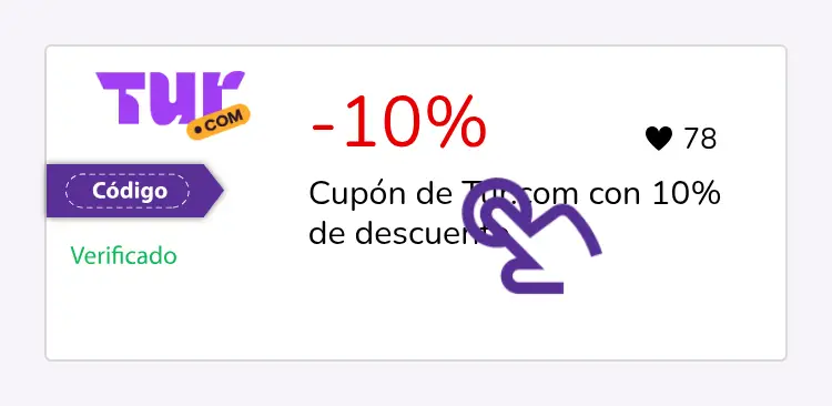 selección de cupón