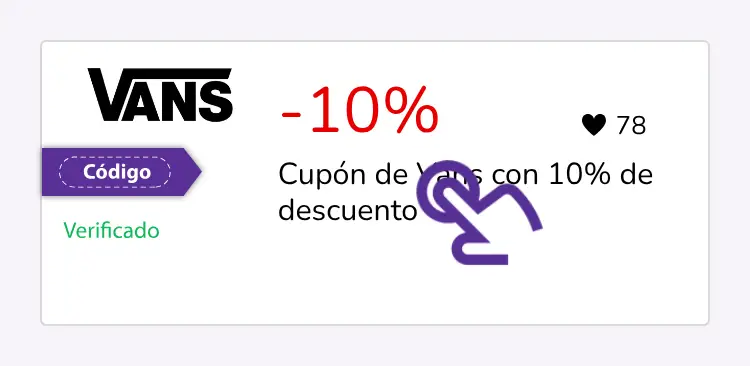 selección de cupón