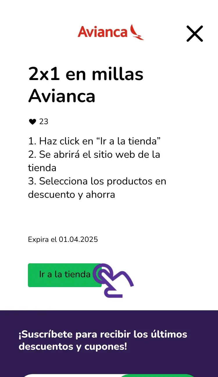visitar la tienda con descuentos
