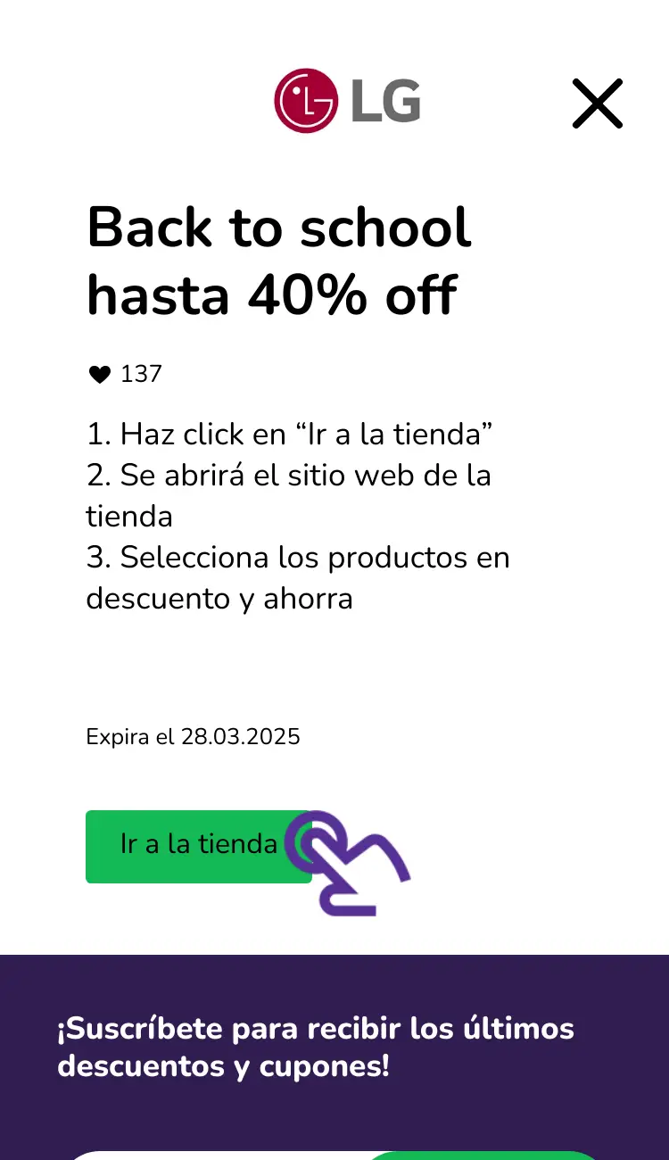 visitar la tienda con descuentos