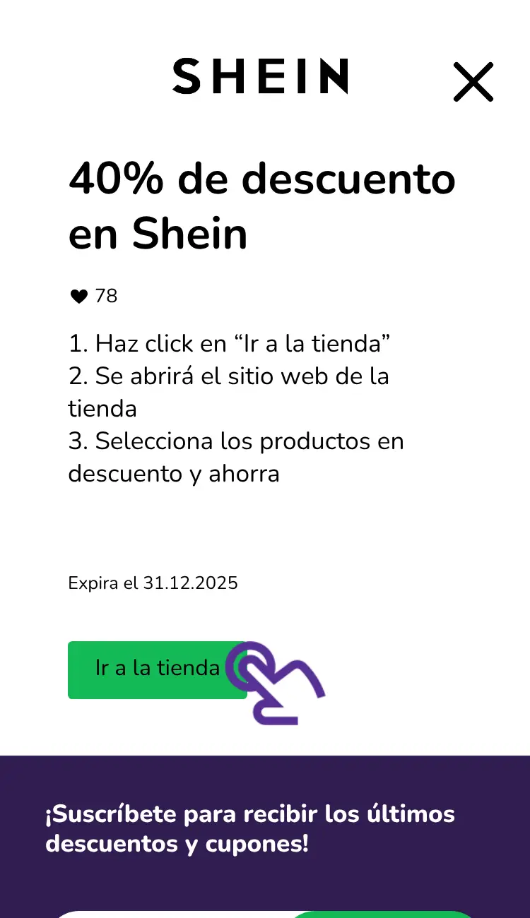 visitar la tienda con descuentos