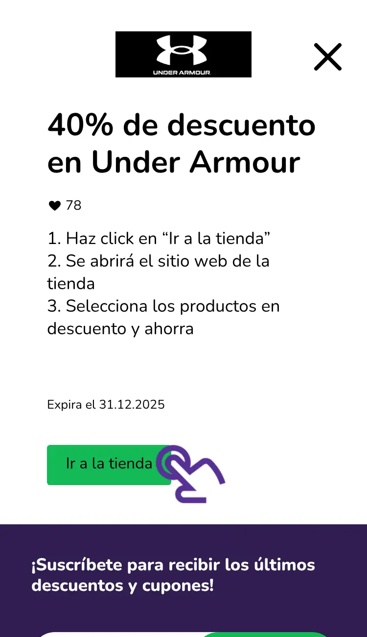 visitar la tienda con descuentos