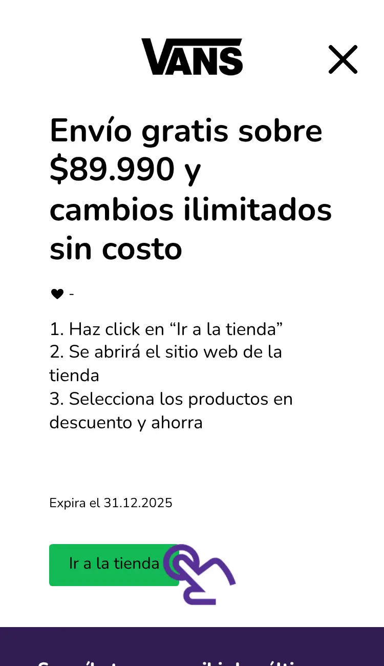 visitar la tienda con descuentos